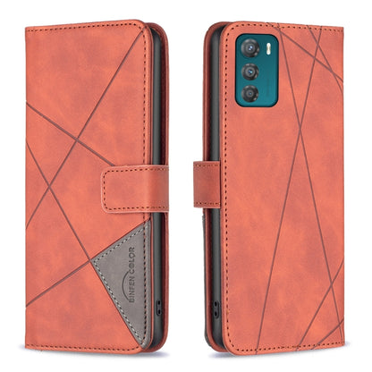 Magnetic Buckle Rhombus Texture Leather Phone Case, For Motorola Moto G42 4G, For Motorola Moto G62, For Nothing Phone 1, For OPPO A57 4G, For Realme C30