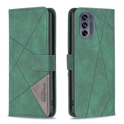 Magnetic Buckle Rhombus Texture Leather Phone Case, For Motorola Moto G42 4G, For Motorola Moto G62, For Nothing Phone 1, For OPPO A57 4G, For Realme C30