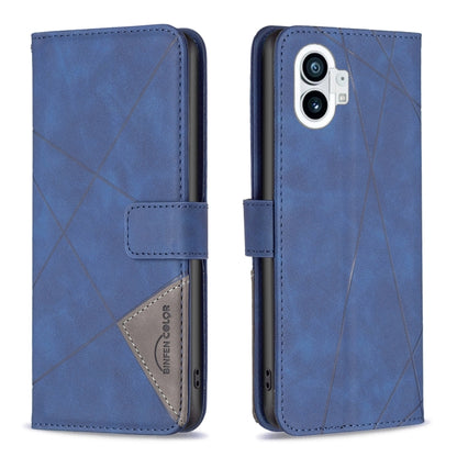Magnetic Buckle Rhombus Texture Leather Phone Case, For Motorola Moto G42 4G, For Motorola Moto G62, For Nothing Phone 1, For OPPO A57 4G, For Realme C30