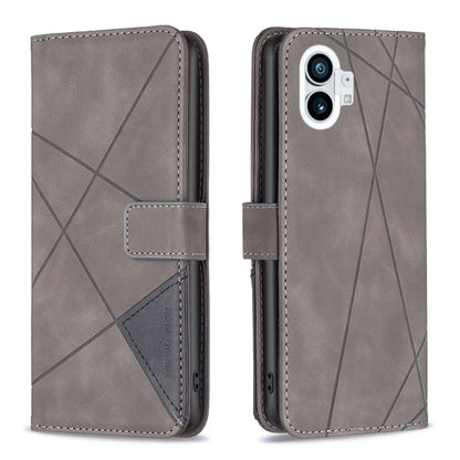 Magnetic Buckle Rhombus Texture Leather Phone Case, For Motorola Moto G42 4G, For Motorola Moto G62, For Nothing Phone 1, For OPPO A57 4G, For Realme C30