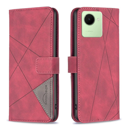 Magnetic Buckle Rhombus Texture Leather Phone Case, For Motorola Moto G42 4G, For Motorola Moto G62, For Nothing Phone 1, For OPPO A57 4G, For Realme C30