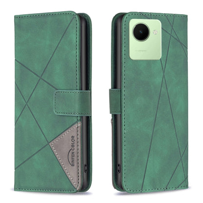 Magnetic Buckle Rhombus Texture Leather Phone Case, For Motorola Moto G42 4G, For Motorola Moto G62, For Nothing Phone 1, For OPPO A57 4G, For Realme C30