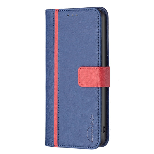 BF13 Color Matching Cross Texture Leather Phone Case, For Motorola Moto G42 4G, For Motorola Moto G62, For Nothing Phone 1, For OPPO A57 4G, For Realme C30