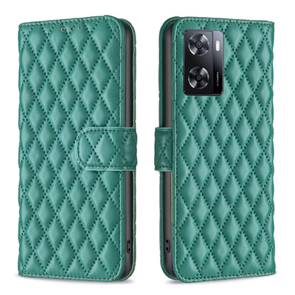 Diamond Lattice Wallet Leather Flip Phone Case, For Motorola Moto G42 4G, For Motorola Moto G62, For Nothing Phone 1, For OPPO A57 4G, For Realme C30