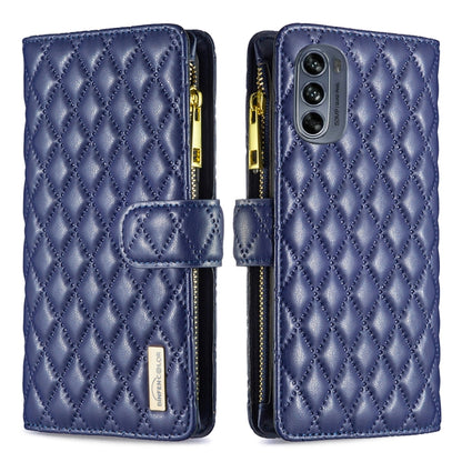 Diamond Lattice Zipper Wallet Leather Flip Phone Case, For Motorola Moto G42 4G, For Motorola Moto G62, For Nothing Phone 1, For OPPO A57 4G, For Realme C30