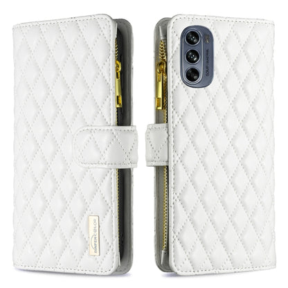 Diamond Lattice Zipper Wallet Leather Flip Phone Case, For Motorola Moto G42 4G, For Motorola Moto G62, For Nothing Phone 1, For OPPO A57 4G, For Realme C30