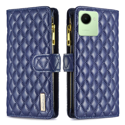 Diamond Lattice Zipper Wallet Leather Flip Phone Case, For Motorola Moto G42 4G, For Motorola Moto G62, For Nothing Phone 1, For OPPO A57 4G, For Realme C30