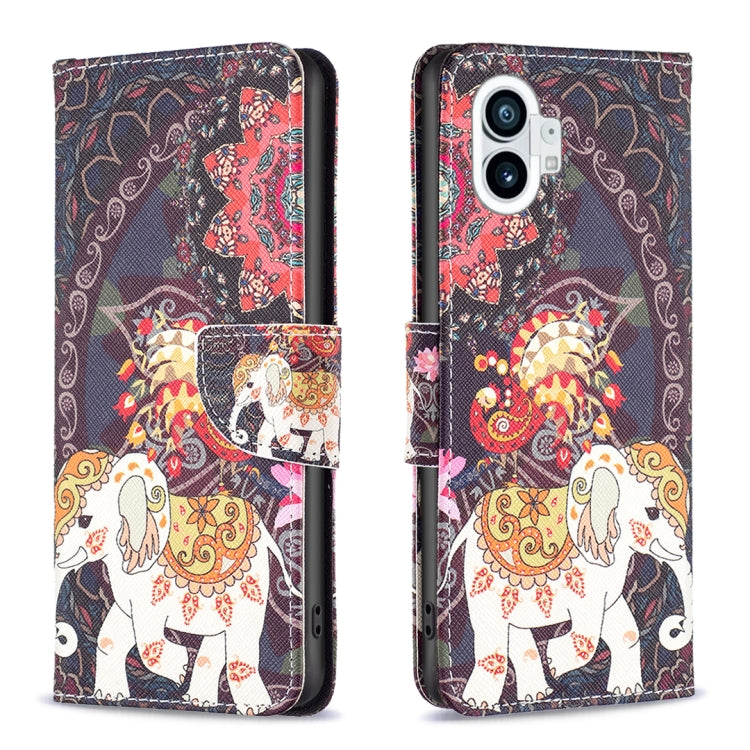 Colored Drawing Leather Phone Case, For Nothing Phone 1
