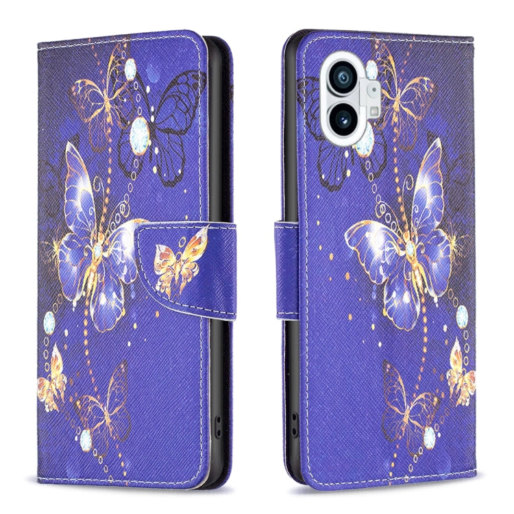 Colored Drawing Leather Phone Case, For Nothing Phone 1