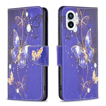 Colored Drawing Leather Phone Case, For Nothing Phone 1