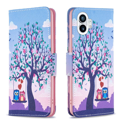 Colored Drawing Leather Phone Case, For Nothing Phone 1
