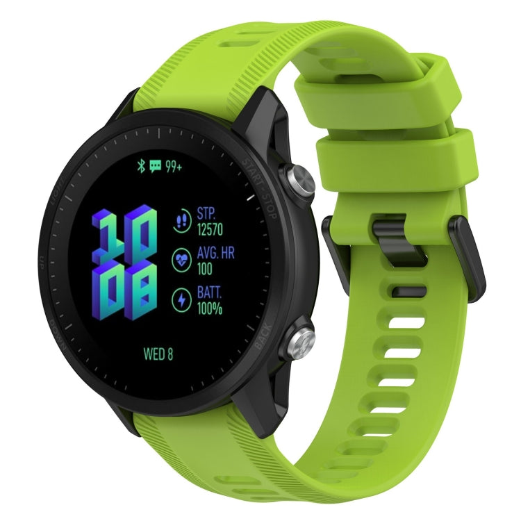 22mm Silicone Twill Watch Band, For Garmin Forerunner 955