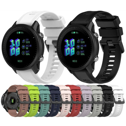22mm Silicone Twill Watch Band, For Garmin Forerunner 955