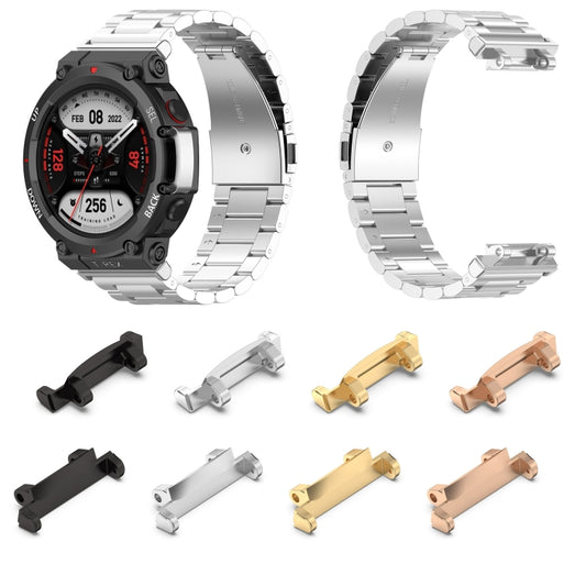Conectores de correa de reloj de metal 2 en 1 para AMAZFIT T-Rex 2