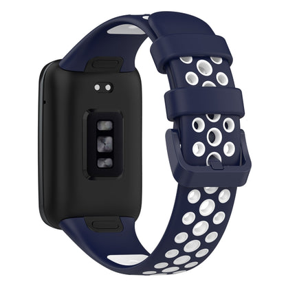 For Xiaomi Mi Band 7 Pro Two-Color Breathable Silicone Watch Band