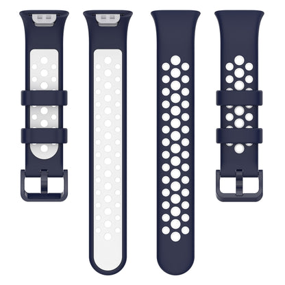 For Xiaomi Mi Band 7 Pro Two-Color Breathable Silicone Watch Band