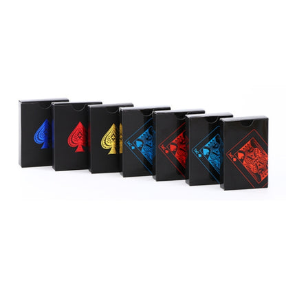 2 PCS Plastic Waterproof PVC Poker Cards, Blue+White, Red+White, Blue+Gold, Red+Blue