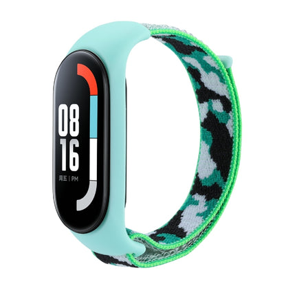 Nylon Loop Integrated Camo Woven Strap, For Xiaomi Mi Band 5/6/7