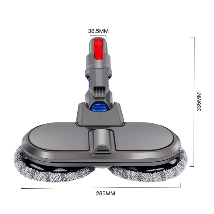 X001 Vacuum Cleaner Electric Mop Cleaning Head with Water Tank, For Dyson V7 -V11 Grey, For Dyson V6