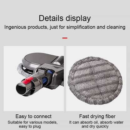 X001 Vacuum Cleaner Electric Mop Cleaning Head with Water Tank, For Dyson V7 -V11 Grey, For Dyson V6
