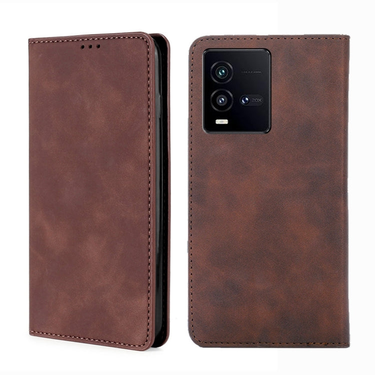 Skin Feel Magnetic Horizontal Flip Leather Phone Case, For vivo iQOO 10, For vivo iQOO 10 Pro 5G, For Nothing Phone 1, For OnePlus 10T, For Realme C30 4G/Narzo 50i Prime, For Honor X40i