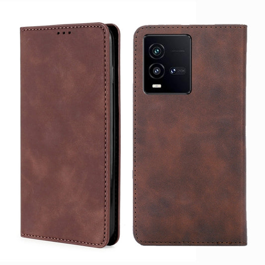 Skin Feel Magnetic Horizontal Flip Leather Phone Case, For vivo iQOO 10, For vivo iQOO 10 Pro 5G, For Nothing Phone 1, For OnePlus 10T, For Realme C30 4G/Narzo 50i Prime, For Honor X40i