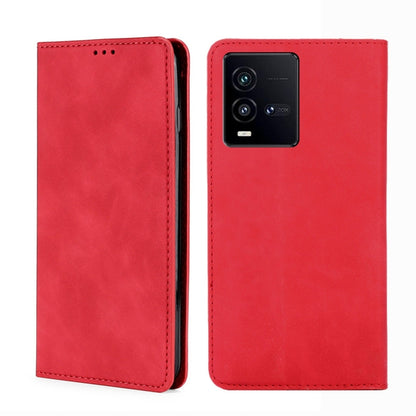 Skin Feel Magnetic Horizontal Flip Leather Phone Case, For vivo iQOO 10, For vivo iQOO 10 Pro 5G, For Nothing Phone 1, For OnePlus 10T, For Realme C30 4G/Narzo 50i Prime, For Honor X40i