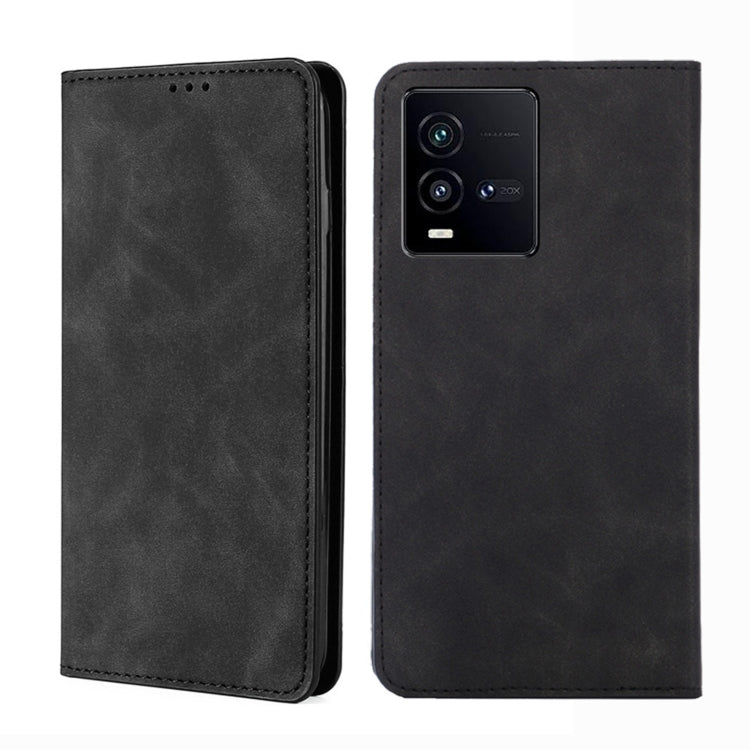 Skin Feel Magnetic Horizontal Flip Leather Phone Case, For vivo iQOO 10, For vivo iQOO 10 Pro 5G, For Nothing Phone 1, For OnePlus 10T, For Realme C30 4G/Narzo 50i Prime, For Honor X40i