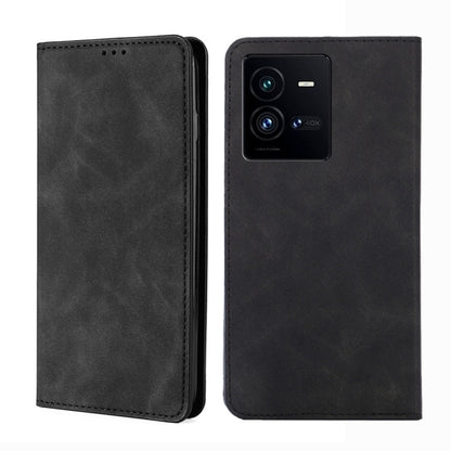 Skin Feel Magnetic Horizontal Flip Leather Phone Case, For vivo iQOO 10, For vivo iQOO 10 Pro 5G, For Nothing Phone 1, For OnePlus 10T, For Realme C30 4G/Narzo 50i Prime, For Honor X40i