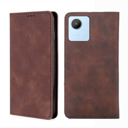 Skin Feel Magnetic Horizontal Flip Leather Phone Case, For vivo iQOO 10, For vivo iQOO 10 Pro 5G, For Nothing Phone 1, For OnePlus 10T, For Realme C30 4G/Narzo 50i Prime, For Honor X40i