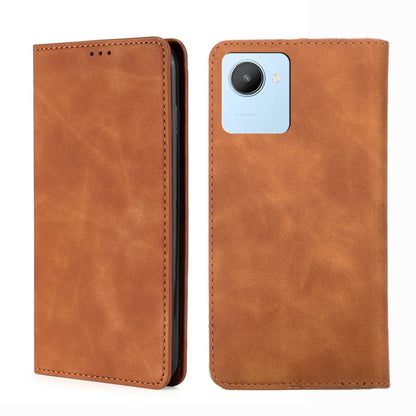 Skin Feel Magnetic Horizontal Flip Leather Phone Case, For vivo iQOO 10, For vivo iQOO 10 Pro 5G, For Nothing Phone 1, For OnePlus 10T, For Realme C30 4G/Narzo 50i Prime, For Honor X40i