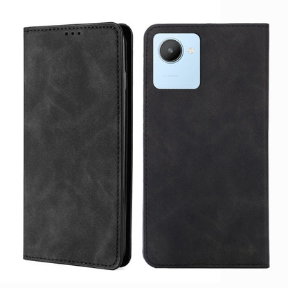 Skin Feel Magnetic Horizontal Flip Leather Phone Case, For vivo iQOO 10, For vivo iQOO 10 Pro 5G, For Nothing Phone 1, For OnePlus 10T, For Realme C30 4G/Narzo 50i Prime, For Honor X40i