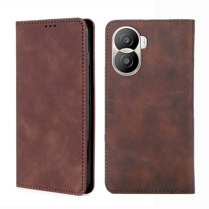 Skin Feel Magnetic Horizontal Flip Leather Phone Case, For vivo iQOO 10, For vivo iQOO 10 Pro 5G, For Nothing Phone 1, For OnePlus 10T, For Realme C30 4G/Narzo 50i Prime, For Honor X40i