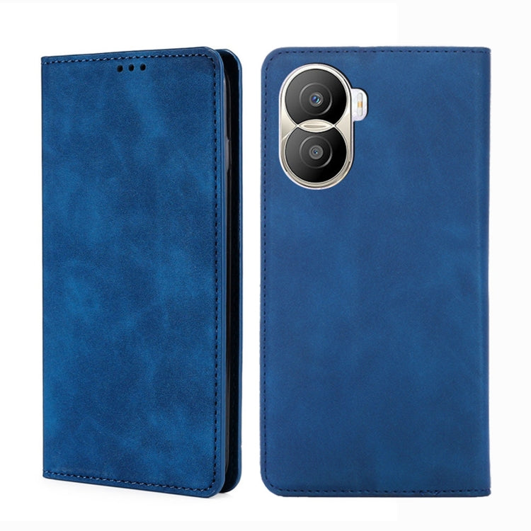 Skin Feel Magnetic Horizontal Flip Leather Phone Case, For vivo iQOO 10, For vivo iQOO 10 Pro 5G, For Nothing Phone 1, For OnePlus 10T, For Realme C30 4G/Narzo 50i Prime, For Honor X40i
