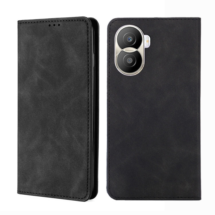 Skin Feel Magnetic Horizontal Flip Leather Phone Case, For vivo iQOO 10, For vivo iQOO 10 Pro 5G, For Nothing Phone 1, For OnePlus 10T, For Realme C30 4G/Narzo 50i Prime, For Honor X40i