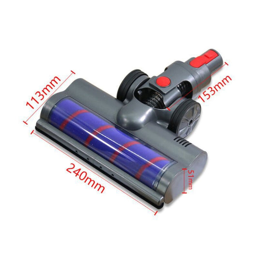 Pour aspirateur Dyson V7 / V8 / V10 / V11 Brosse de sol électrique, brosse à rouleau, brosse de sol électrique en velours doux