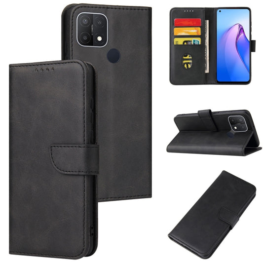 Calf Texture Buckle Flip Leather Phone Case, For OPPO A15, For OPPO A55 5G, For OPPO A92s, For OPPO A93 5G, For OPPO F11 Pro, For OPPO Reno5, For OPPO Reno6 4G, For Realme C15, For Huawei P50, For Honor V40 5G