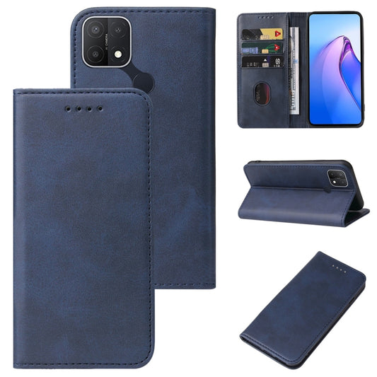 Calf Texture Magnetic Flip Leather Phone Case, For OPPO A15, For OPPO A55 5G, For OPPO A92s, For OPPO A93 5G, For OPPO F11 Pro, For OPPO Reno5, For OPPO Reno6 4G, For Realme C15, For Huawei P50, For Honor V40 5G