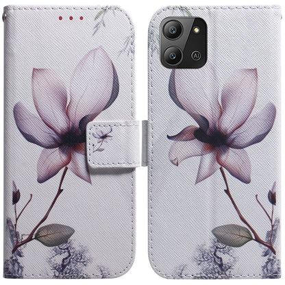 Coloured Drawing Leather Phone Case, For Infinix Hot 11 2022, For Infinix Note 12 VIP, For Tecno Spark 9 Pro