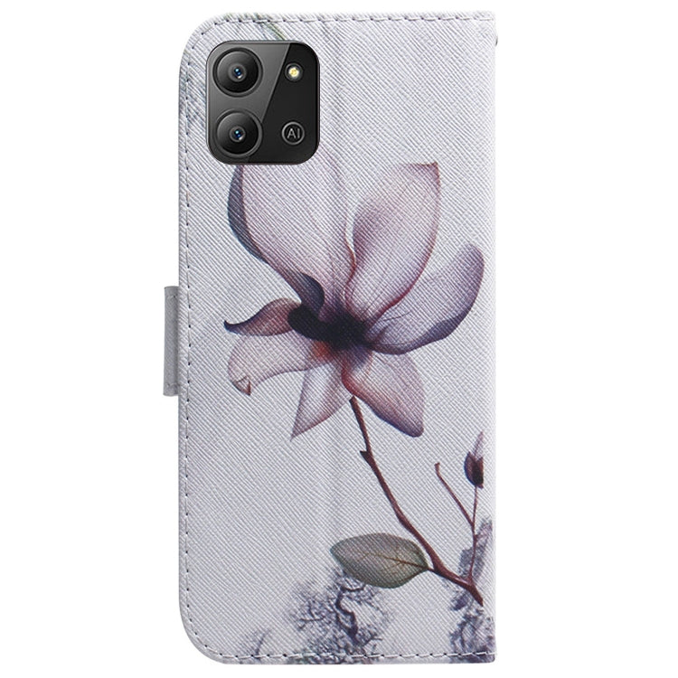 Coloured Drawing Leather Phone Case, For Infinix Hot 11 2022, For Infinix Note 12 VIP, For Tecno Spark 9 Pro