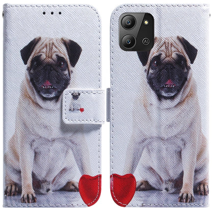 Coloured Drawing Leather Phone Case, For Infinix Hot 11 2022, For Infinix Note 12 VIP, For Tecno Spark 9 Pro
