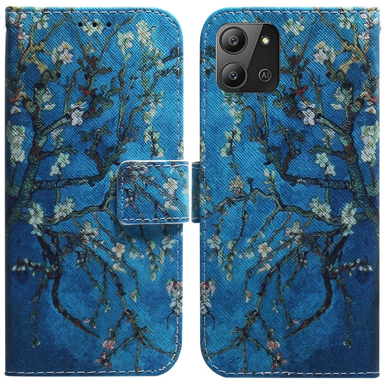 Coloured Drawing Leather Phone Case, For Infinix Hot 11 2022, For Infinix Note 12 VIP, For Tecno Spark 9 Pro