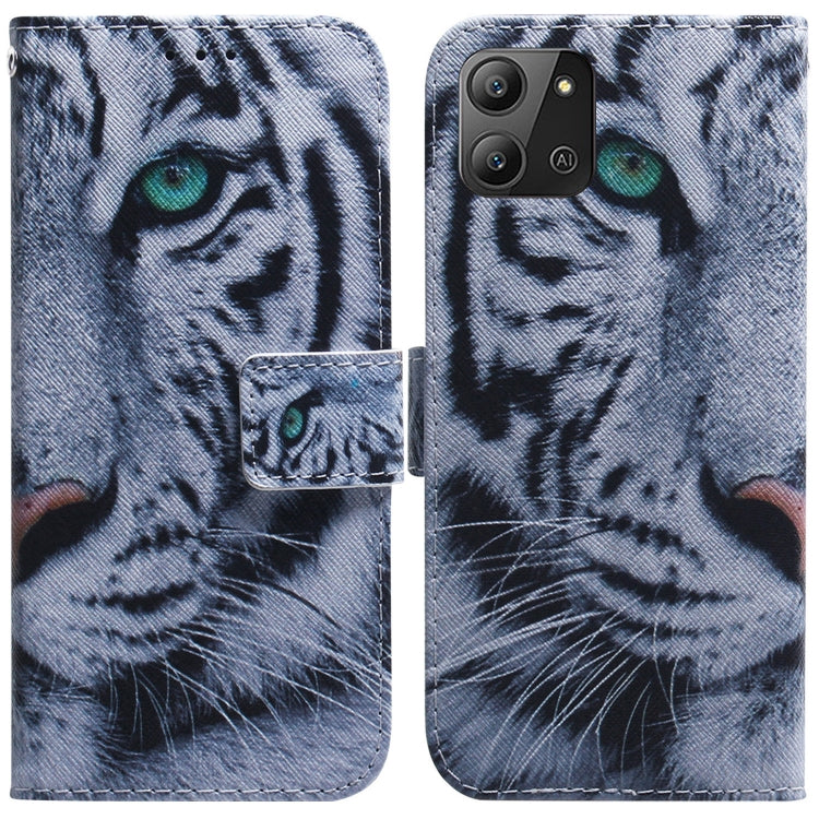 Coloured Drawing Leather Phone Case, For Infinix Hot 11 2022, For Infinix Note 12 VIP, For Tecno Spark 9 Pro