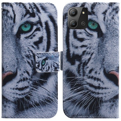 Coloured Drawing Leather Phone Case, For Infinix Hot 11 2022, For Infinix Note 12 VIP, For Tecno Spark 9 Pro