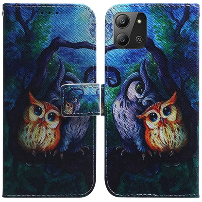 Coloured Drawing Leather Phone Case, For Infinix Hot 11 2022, For Infinix Note 12 VIP, For Tecno Spark 9 Pro
