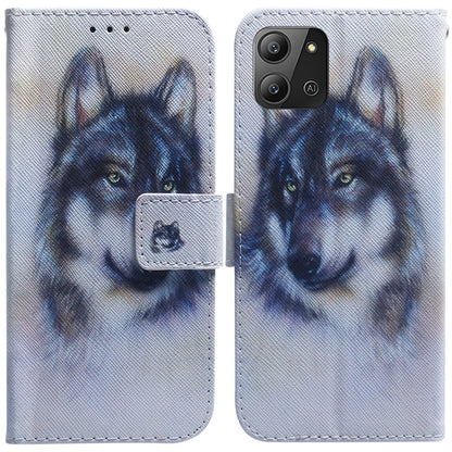 Coloured Drawing Leather Phone Case, For Infinix Hot 11 2022, For Infinix Note 12 VIP, For Tecno Spark 9 Pro