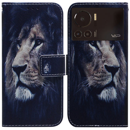 Coloured Drawing Leather Phone Case, For Infinix Hot 11 2022, For Infinix Note 12 VIP, For Tecno Spark 9 Pro