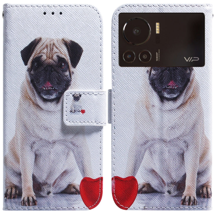 Coloured Drawing Leather Phone Case, For Infinix Hot 11 2022, For Infinix Note 12 VIP, For Tecno Spark 9 Pro