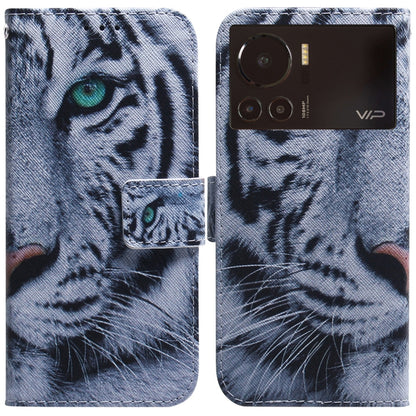 Coloured Drawing Leather Phone Case, For Infinix Hot 11 2022, For Infinix Note 12 VIP, For Tecno Spark 9 Pro
