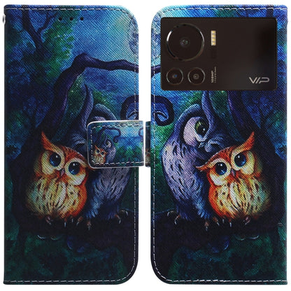 Coloured Drawing Leather Phone Case, For Infinix Hot 11 2022, For Infinix Note 12 VIP, For Tecno Spark 9 Pro